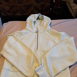 LULULEMON MINT GREEN SCUBA HALF ZIP XS/S